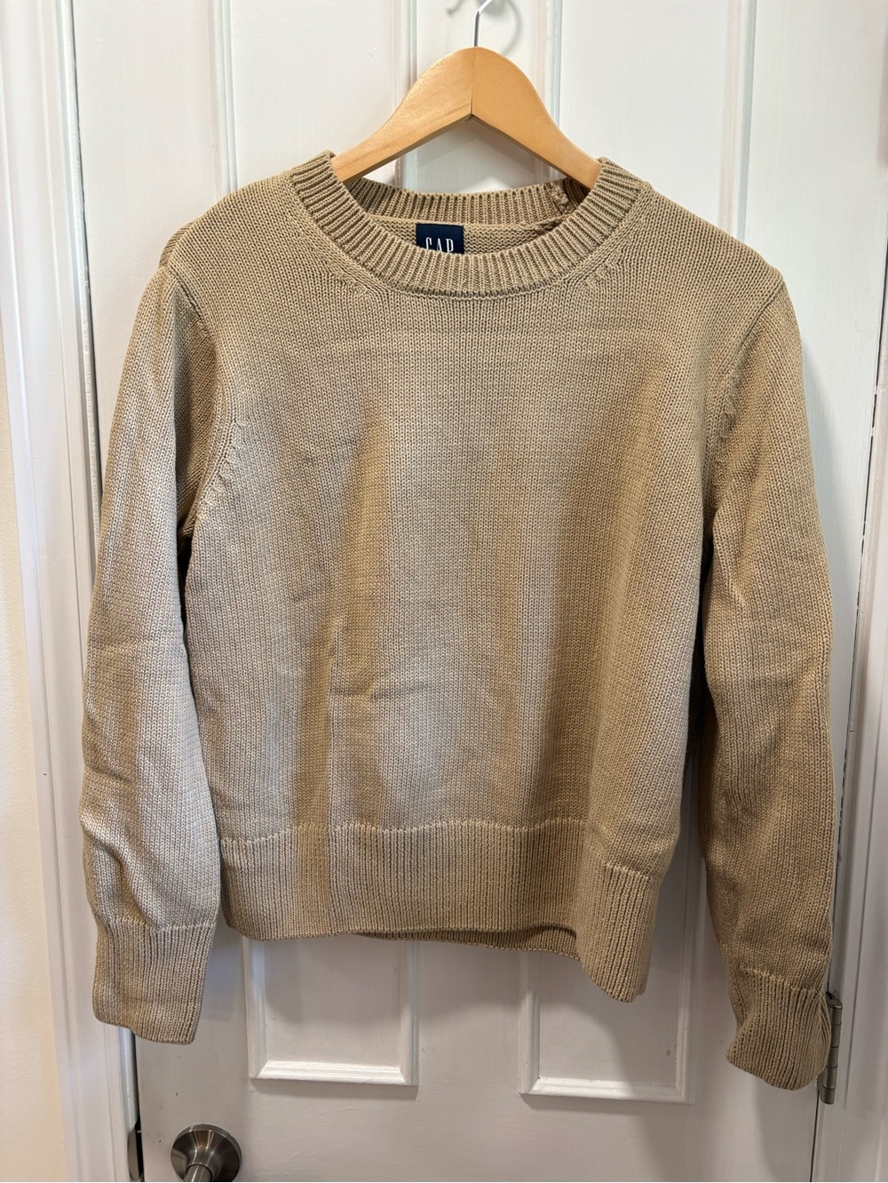 GAP Women's Crewneck Sweater in Beige